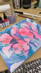 alumnos acuarela toulouse aquarelle eleves